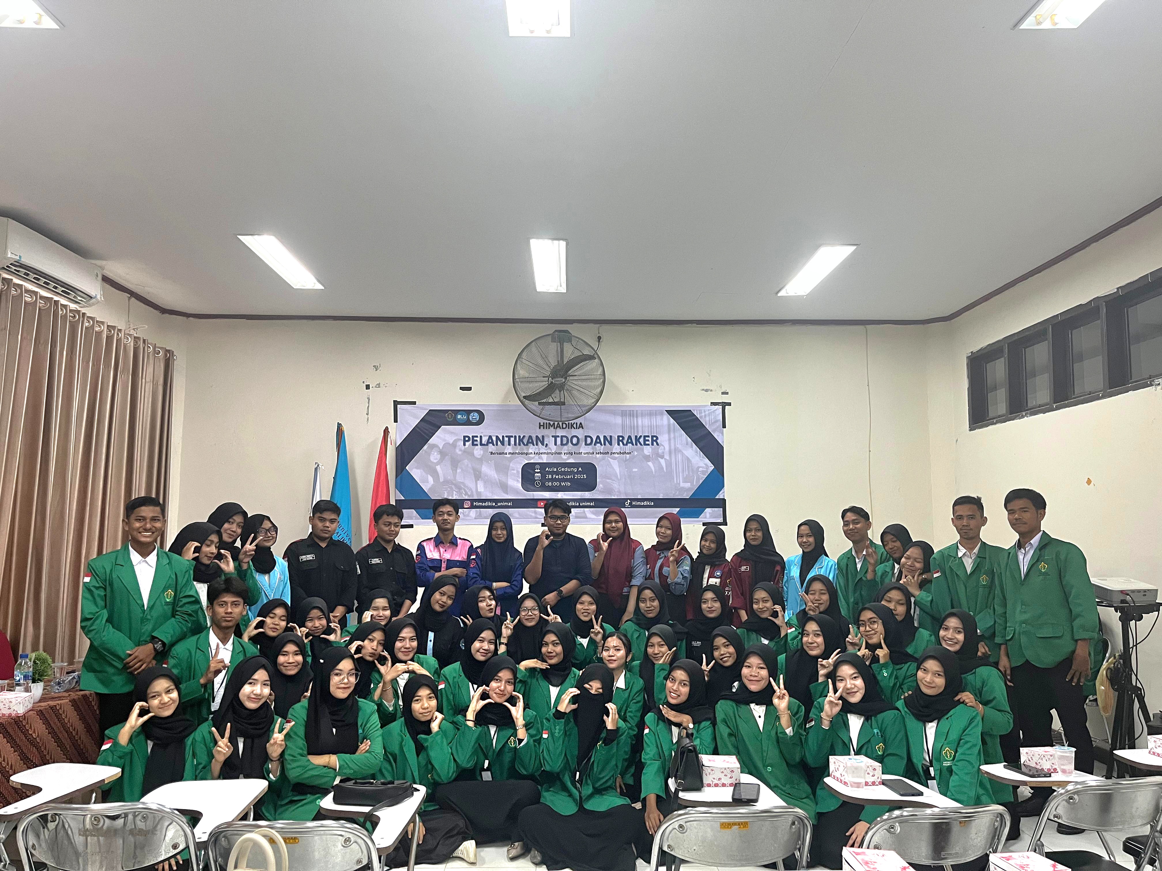 HIMADIKIA Sukses Gelar Pelantikan, Training Dasar Organisasi, dan Rapat Kerja Periode 2025